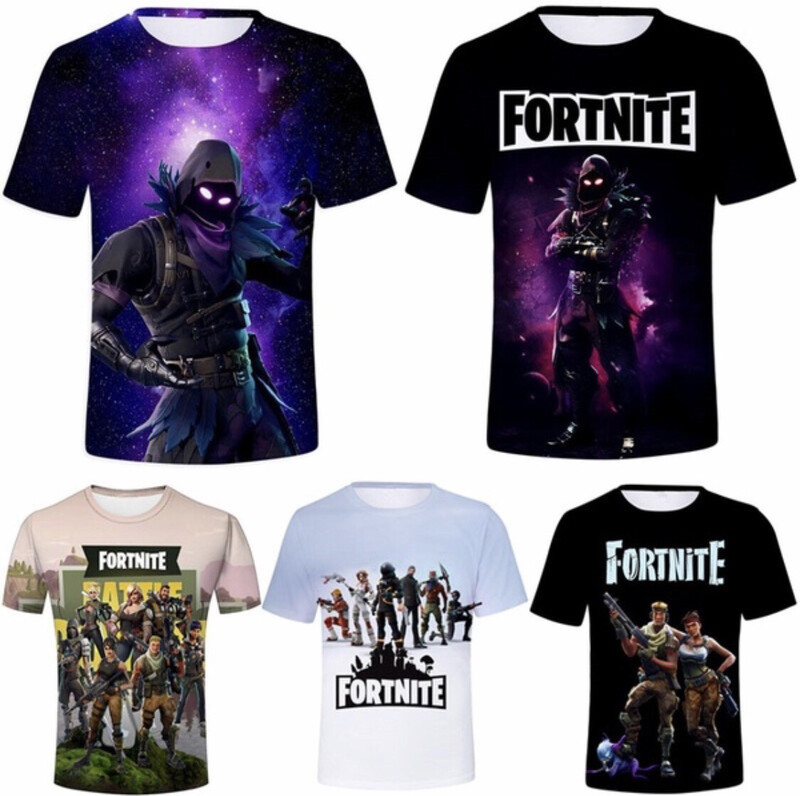 Fortnite Youth Game Shirt Unisex Fashion Streetwear T Shirts.