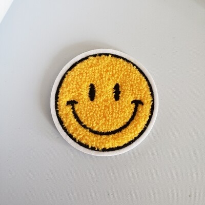Sew on Fabric patch _ Smileface