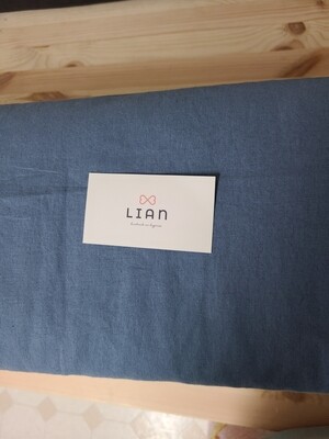 Doobarim cotton linen solid_indie blue