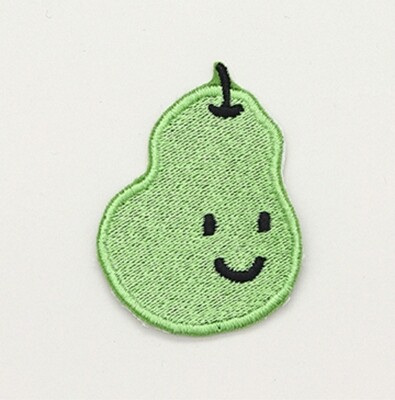 Sew on patch_green sweet pear