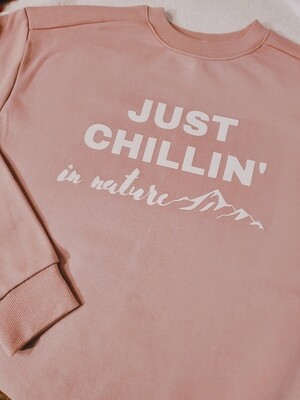 Just Chillin _ Adult Sweatshirt Just Chillin _ Adult Sweatshirt