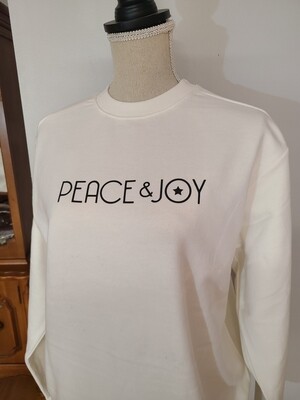 Peace and joy_ Adult Sweatshirt
