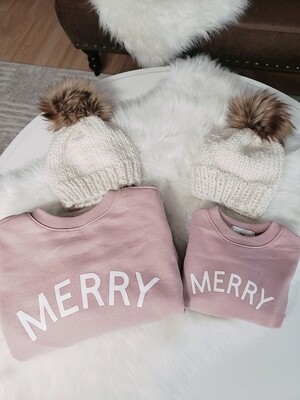 kids Sweatshirt_ indie pink _ Merry