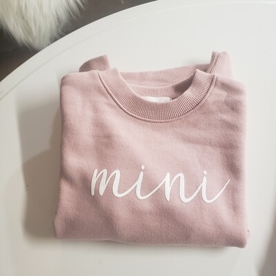  Kid Sweatshirt- indie pink mini