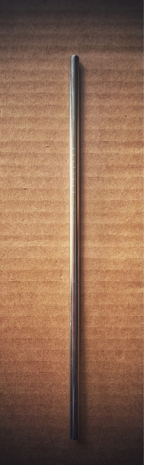 Stainless Steel Straw (Straight-Silver)