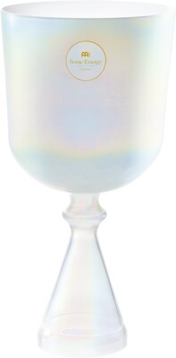 Crystal Singing Chalice | 6.75"/17 cm, Note C4, Creamy, Root Chakra