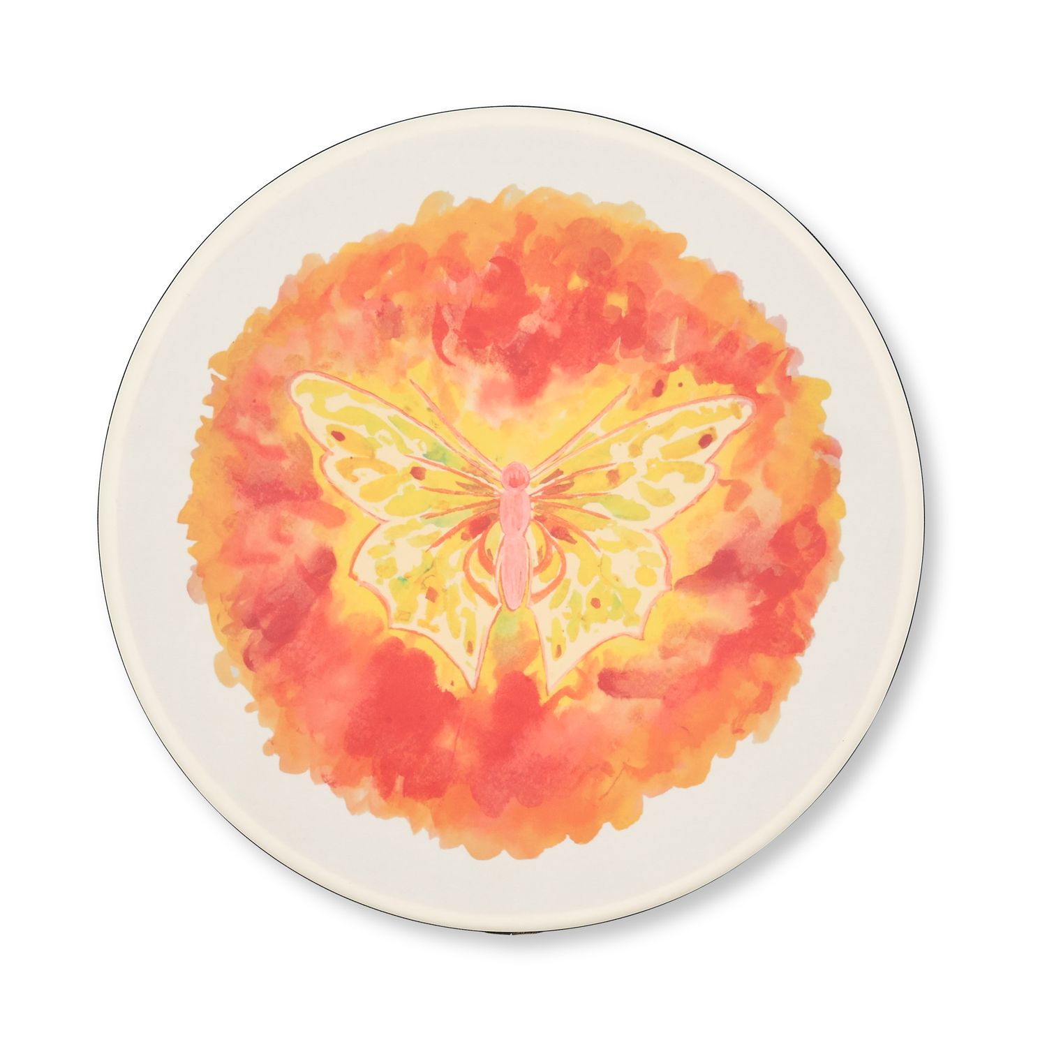LP Sound Vibrations - 16″ Frame Drum, Orange Butterfly