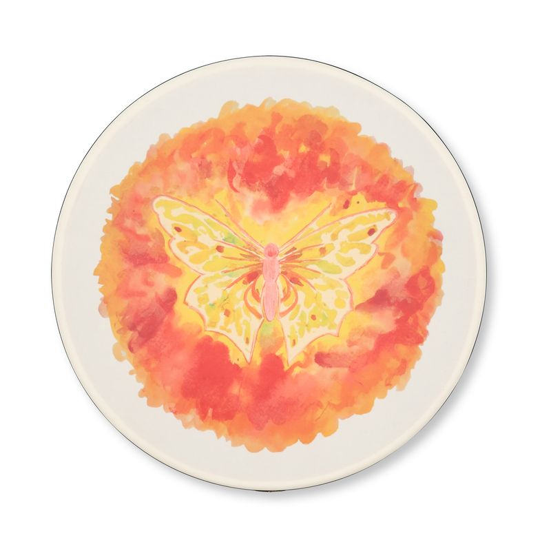 LP Sound Vibrations - 16″ Frame Drum, Orange Butterfly