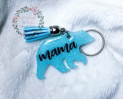 Mama Bear Key Chain
