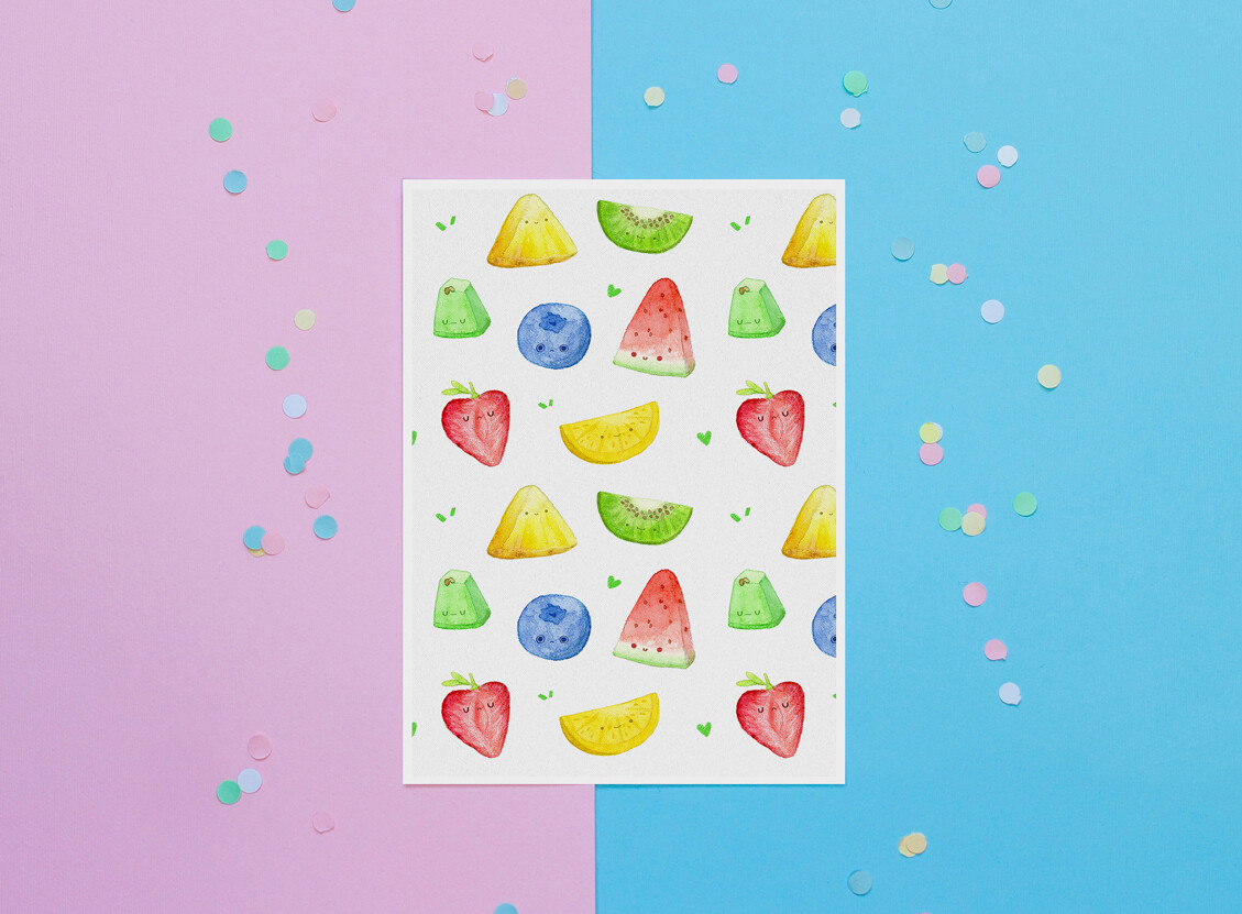 Tiny Fruits - Art Print