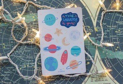 The Universe Is Yours Sticker Sheet