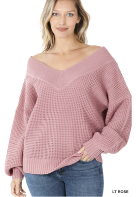 Spring Rose Sweater