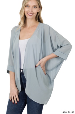 Cover me up Cardi in Ash Blue