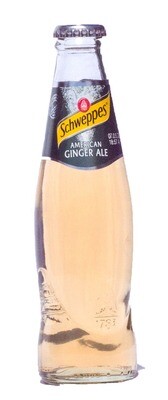 Schweppes American Ginger Ale (24 x 0,2 Liter Glas)
