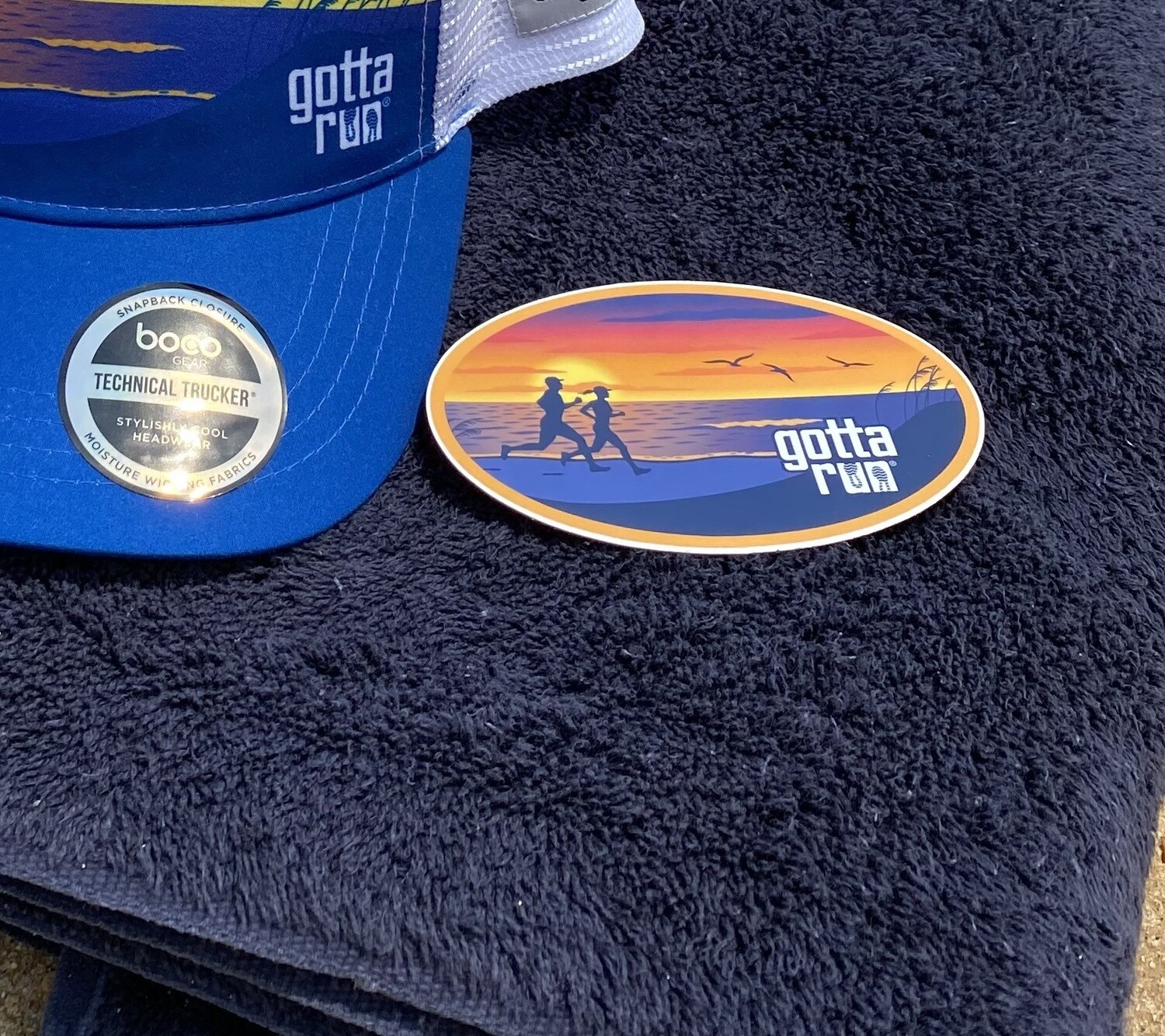 Gotta Run Lifestyle Beach Sticker