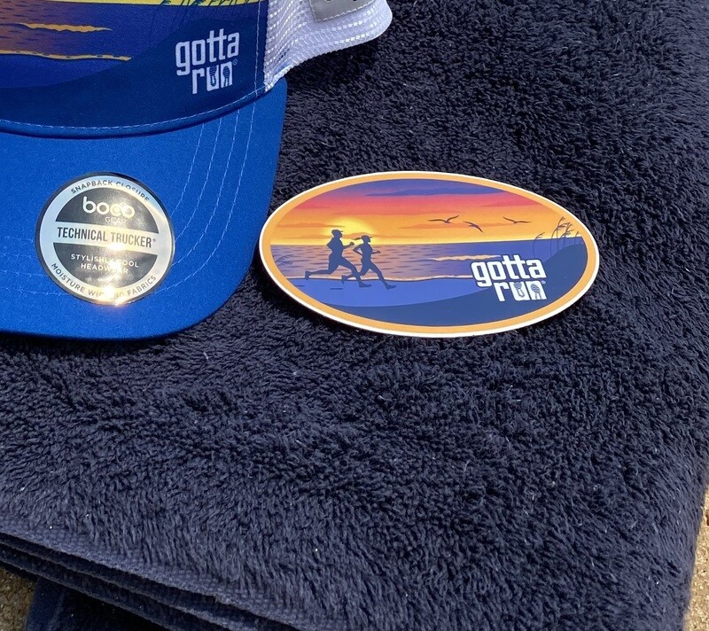 Gotta Run Lifestyle Beach Sticker