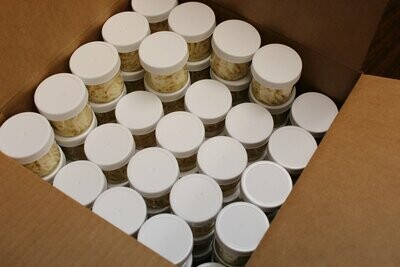 Processed Waxworms: 50 2oz. cups