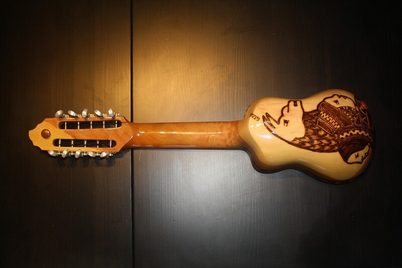 B39 - Charango Boliviano with etching