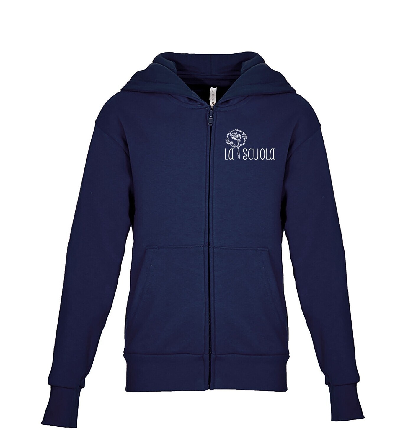 Adult Sueded Zip Hoody