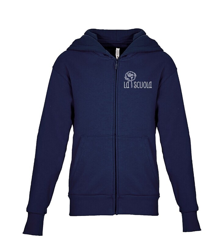 Adult Sueded Zip Hoody