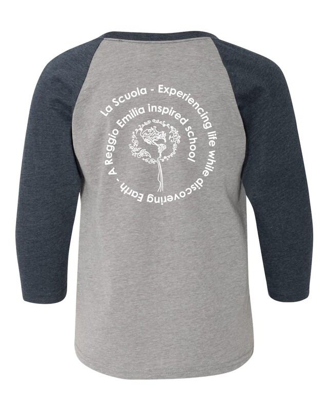 Youth CVC 3/4 Sleeve Raglan Tee