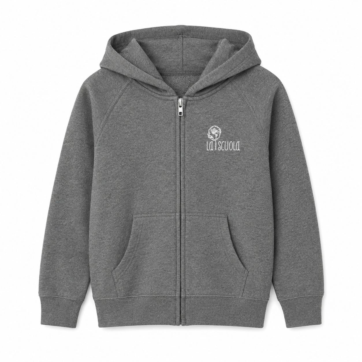 Toddler Zip Hoodie, Size: 2T, Color: Heavy Metal Gray