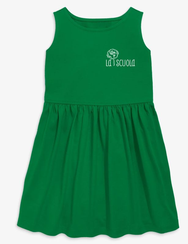 Green Kids Recess Dress