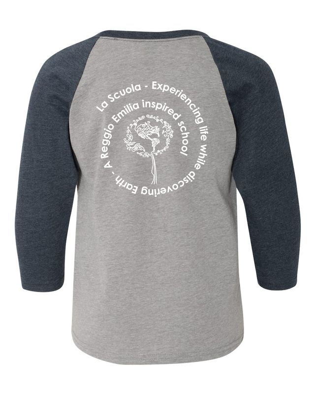Adult CVC 3/4 Sleeve Raglan Tee
