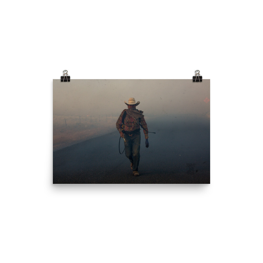 &quot;Rancher-Firefighter&quot; Poster, Size: 12×18