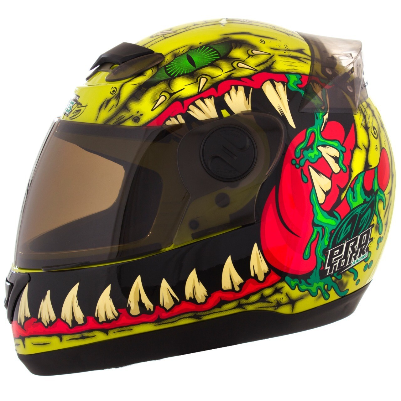 CAPACETE PROTORK G5 DRAGON  PRETO/AMARELO