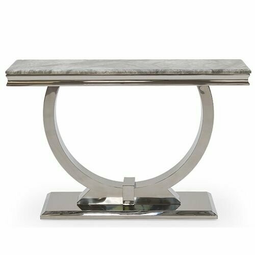 Giovanna 120cm Grey Marble Console Table Giovanna 120cm Grey Marble Console Table