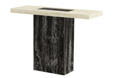 Persia Natural Stone Marble 110cm Console Table