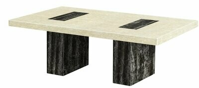 Persia Natural Stone Marble 130cm Coffee Table