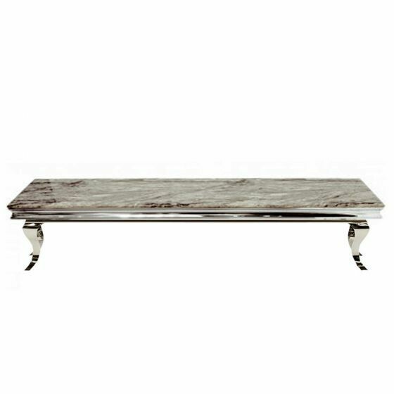 Laveda 160cm TV Stand Light Grey Marble