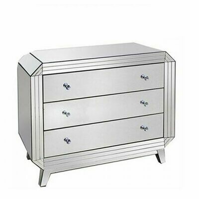 Artisan Large Mirrored 3 Chest of Drawers