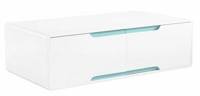 Bordeaux Coffee Table White Matt Gloss 4 Drawer