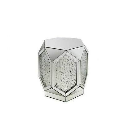 Liberty Crystal Mirrored Glass Bedside Cabinet