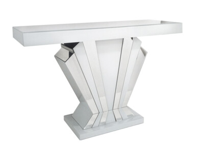 Oyster Mirrored Console Table