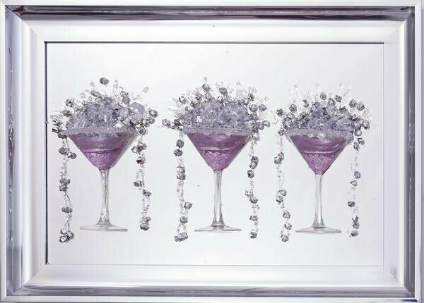 3D 008 Mirror Frame Wall Art 40cm x 60cm