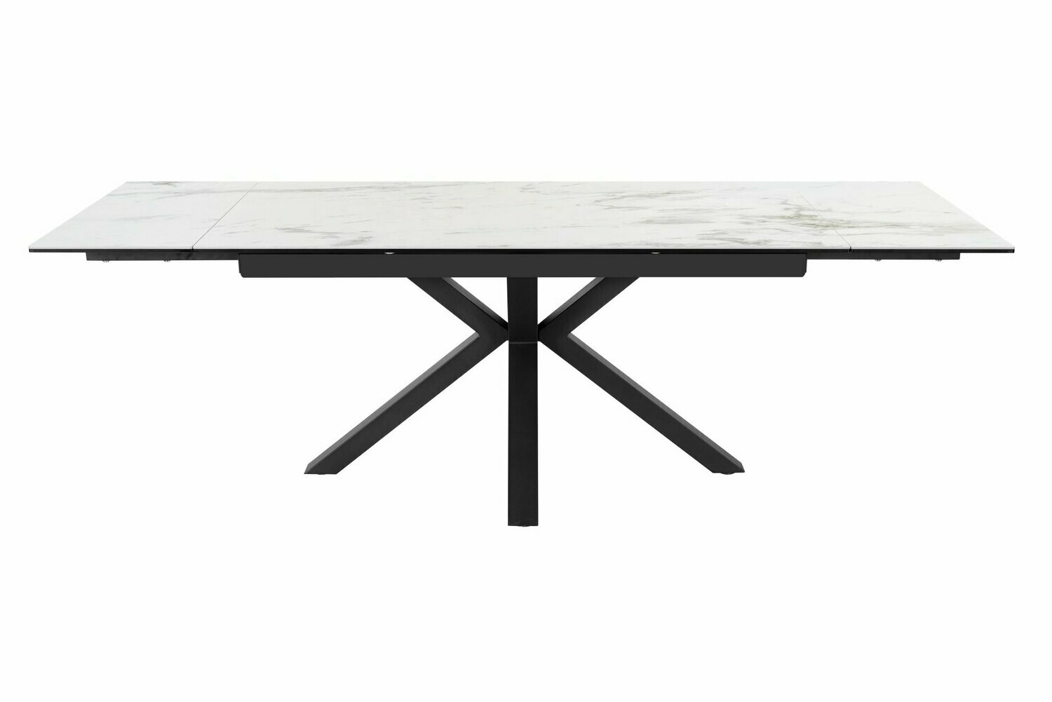 Antonia 160-240cm Extending Ceramic White Marble