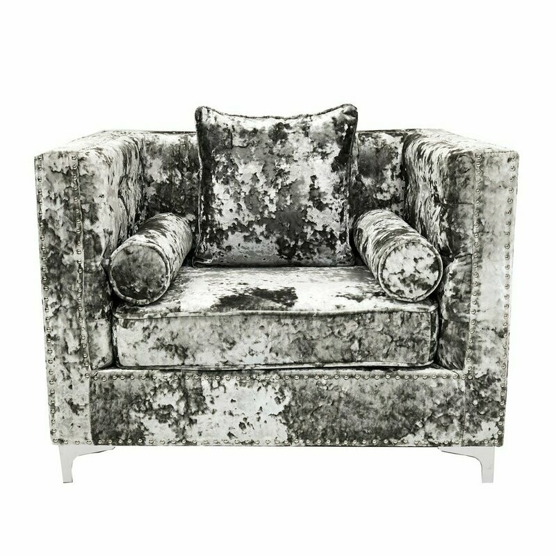 Dallas Silver Lustro Armchair Dallas Silver Lustro Armchair