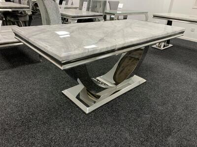 Vincent 180cm Grey Marble Dining Table