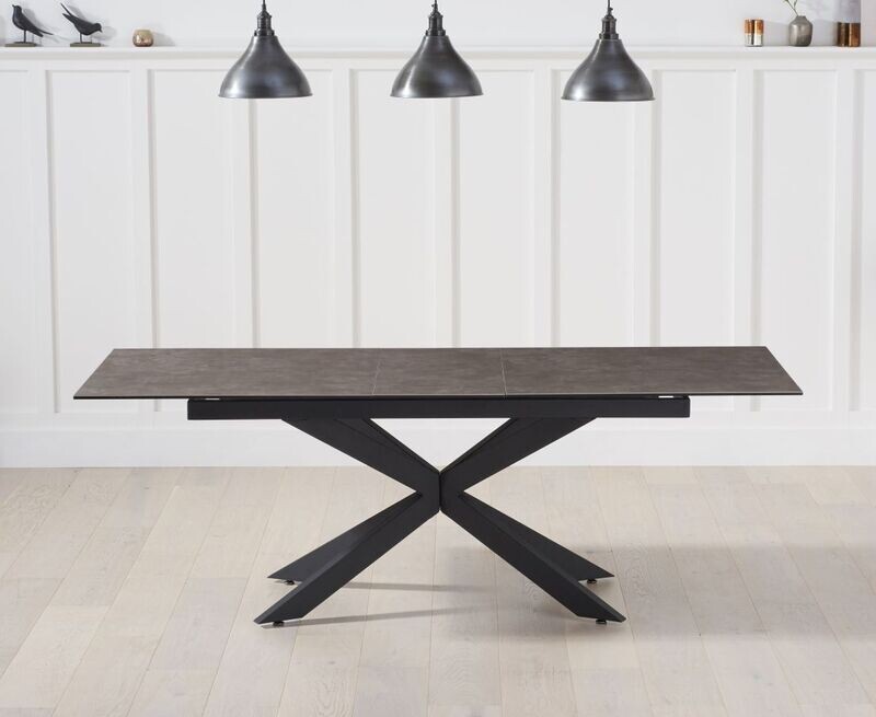 Britolli 180cm Extending Mink Ceramic Dining Table