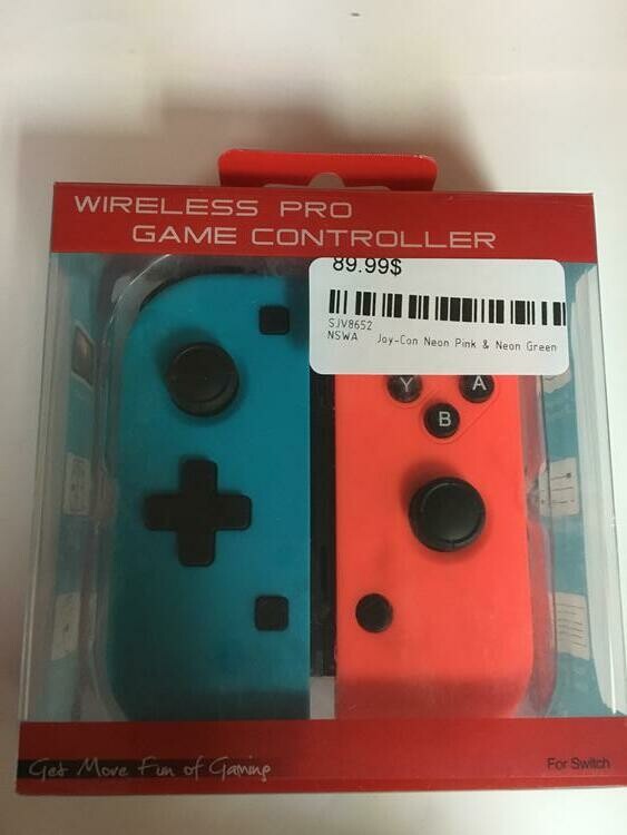 Joy-Con Neon Pink &amp; Neon Green