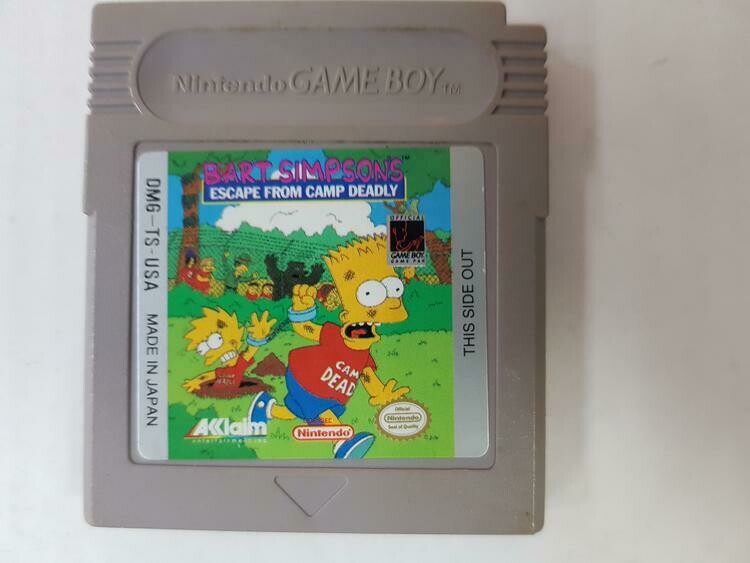 Bart Simpson&#39;s Escape from Camp Deadly LOOSE (usagé)