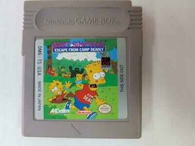 Bart Simpson&#39;s Escape from Camp Deadly LOOSE (usagé)