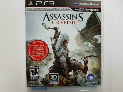 Assassin&#39;s Creed III (usagé)