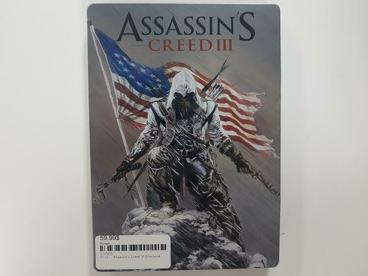 Assassin&#39;s Creed III Steelbook (usagé)