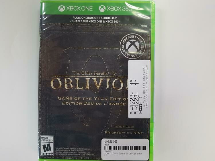 Elder Scrolls IV Oblivion GOTY (usagé)