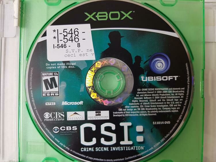CSI Crime Scene Investigation LOOSE (usagé)